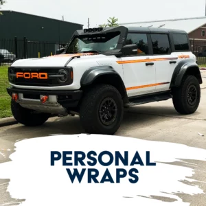 Personal Wraps, color change projects